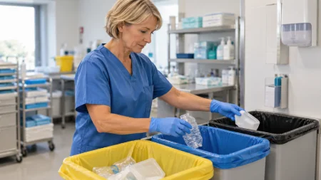 Gestion des déchets et écoresponsabilité en santé